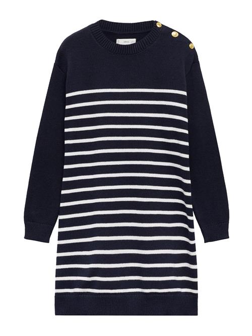 MANGO KIDS Kjole 'AMELIE'  navy / hvid