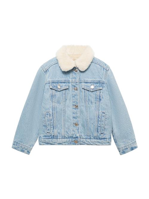 MANGO KIDS Overgangsjakke 'Lisa7'  blue denim / uldhvid