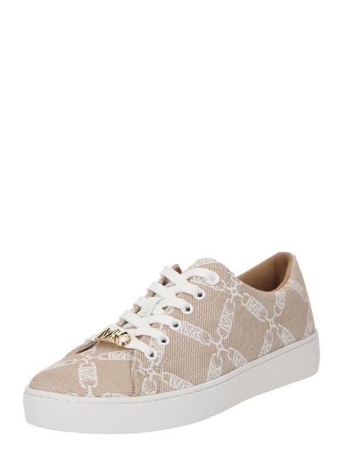 Se MICHAEL Michael Kors Sneaker low 'KEATON'  camel / hvid ved About You