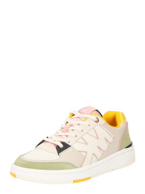 Se MICHAEL Michael Kors Sneaker low 'REBEL'  lysebeige / mørkegul / pastelgrøn / pastelpink ved About You