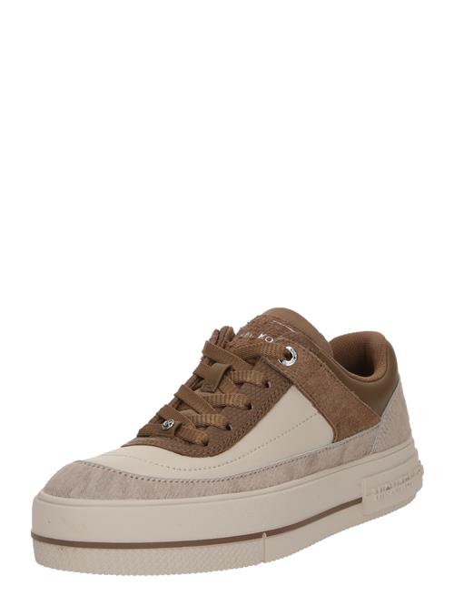 Se MICHAEL Michael Kors Sneaker low 'AURORA'  ecru / mørkebeige / brun ved About You