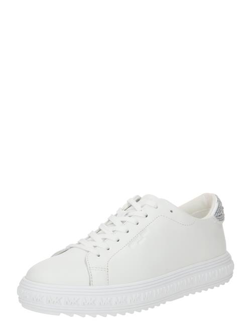 Se MICHAEL Michael Kors Sneaker low 'GROVE'  sølv / hvid ved About You