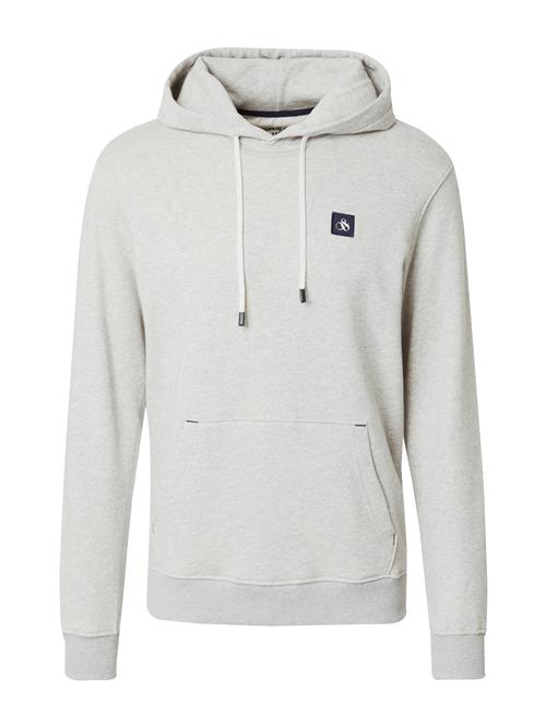 SCOTCH & SODA Sweatshirt 'Essential'  grå-meleret / sort / hvid