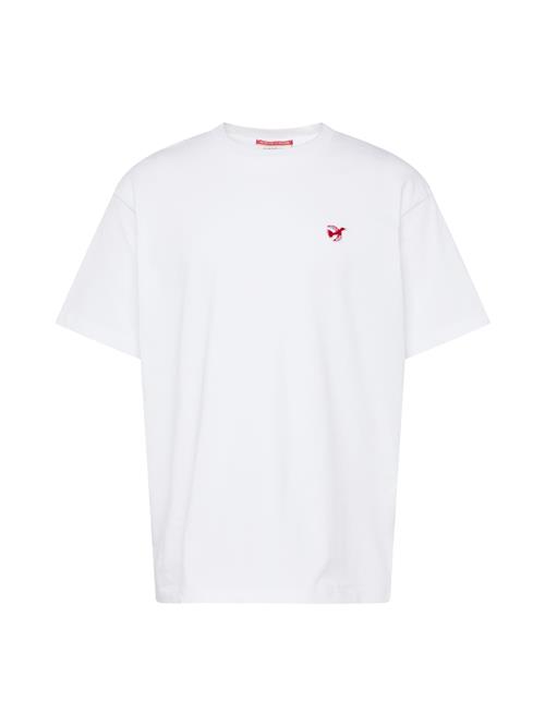 SCOTCH & SODA Bluser & t-shirts 'The Free Spirit Peace Bird'  rød / hvid