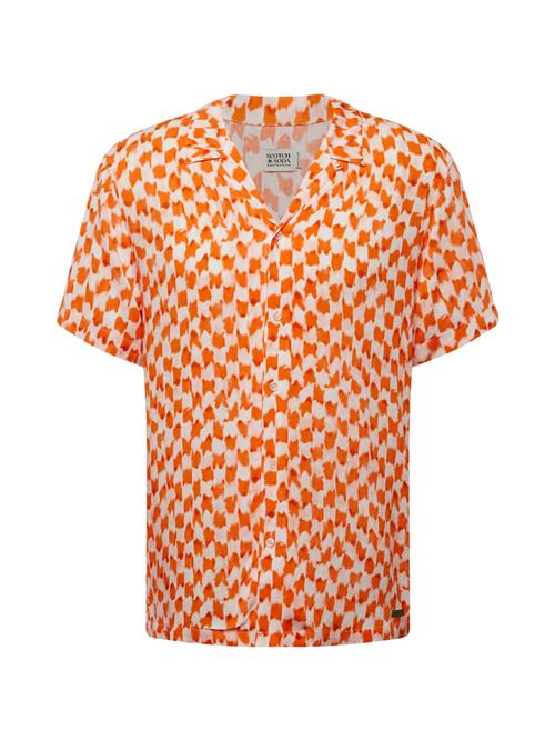 SCOTCH & SODA Skjorte  orange / hummer / hvid