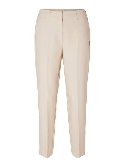 SELECTED FEMME Bukser med fals  beige