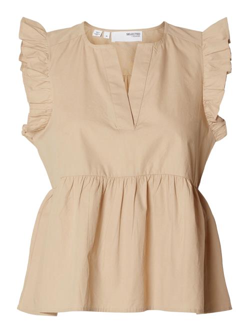 SELECTED FEMME Bluse 'Blair-Ida'  beige