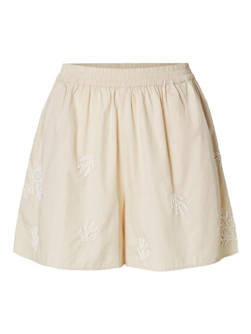 SELECTED FEMME Bukser 'Melli'  creme / hvid