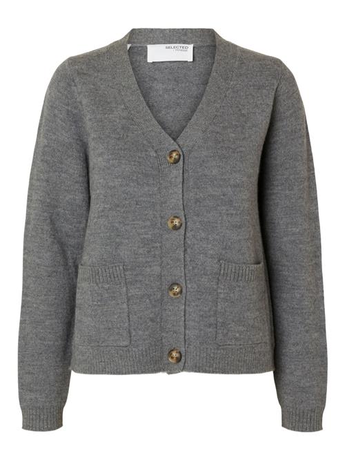 Se SELECTED FEMME Cardigan 'SLFAna'  grå-meleret ved About You