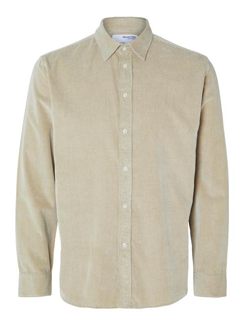 SELECTED HOMME Skjorte 'SLHRegowen'  beige