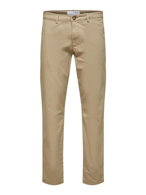 Se SELECTED HOMME Lærredsbukser 'Miles Flex'  beige ved About You