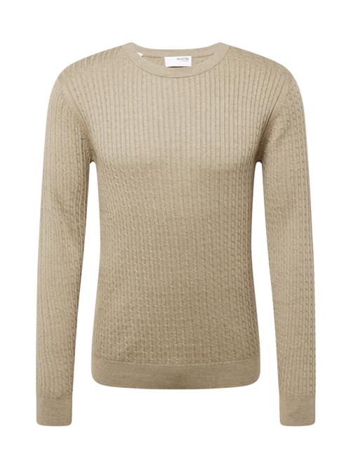 Se SELECTED HOMME Pullover 'BERG'  khaki ved About You