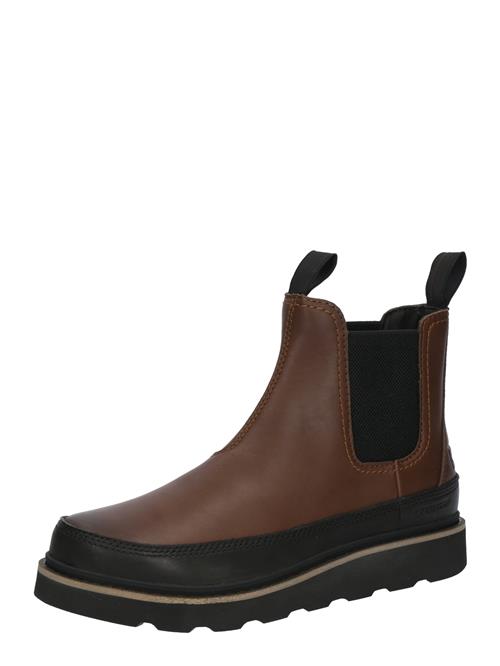 SOREL Chelsea Boots 'SLABTOWN 62'  brun / sort