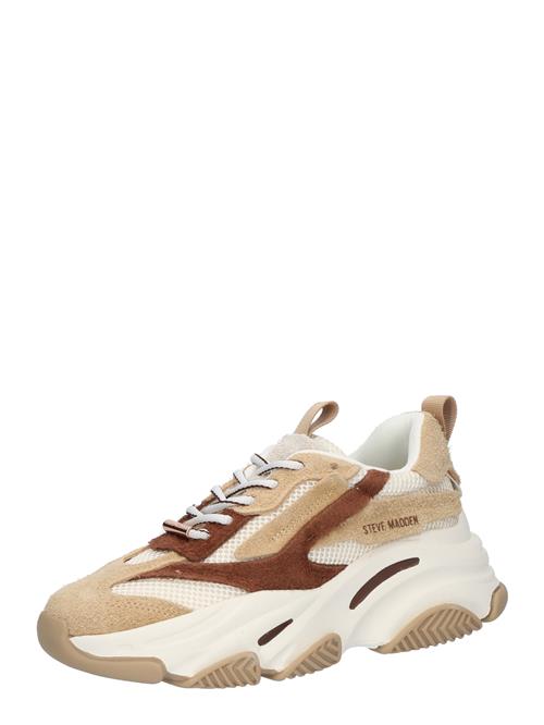 Se STEVE MADDEN Sneaker low 'POSSESSION'  beige / lysebeige / brun ved About You