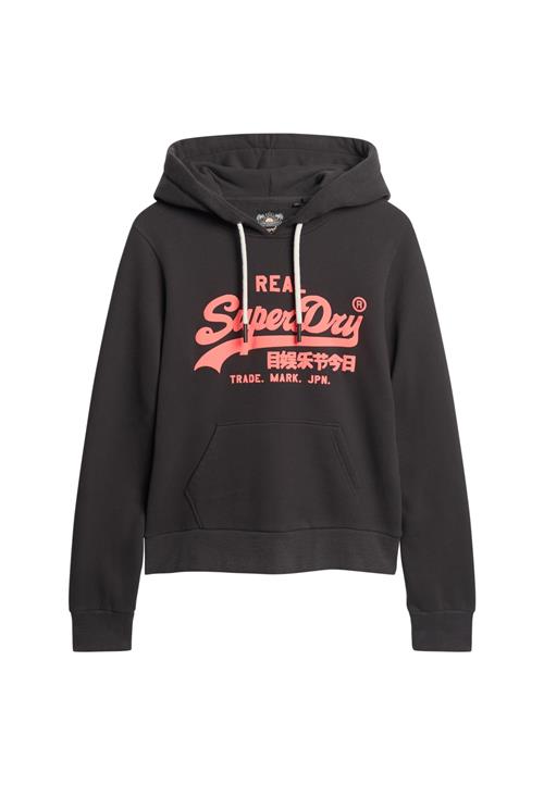 Superdry Sweatshirt  antracit / hindbær