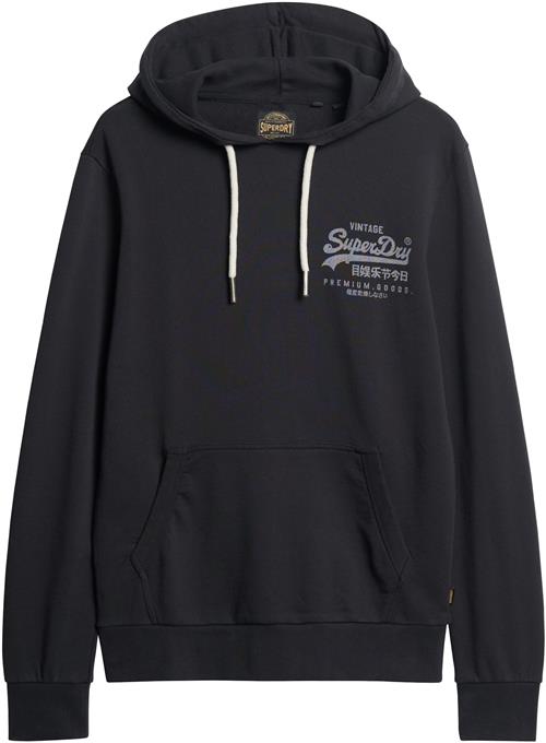 Superdry Sweatshirt 'Heritage'  grå / sort