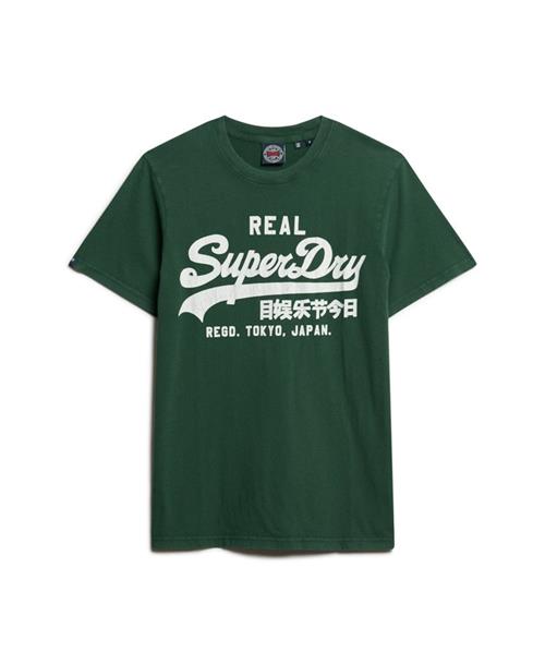 Superdry Bluser & t-shirts 'Classic'  gran / hvid