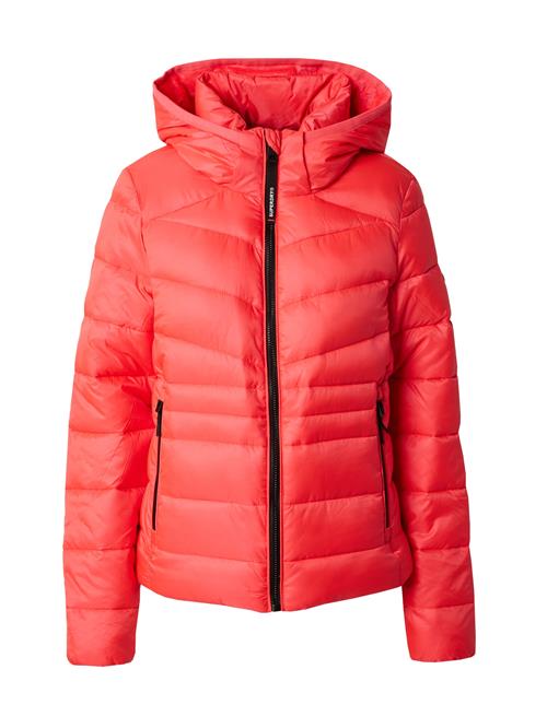 Superdry Vinterjakke 'Fuji'  mørk pink / sort