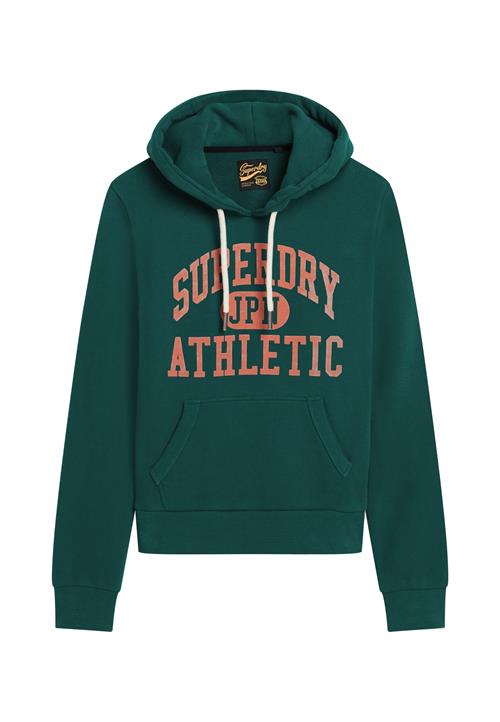 Se Superdry Sweatshirt  mørkegrøn / orange ved About You