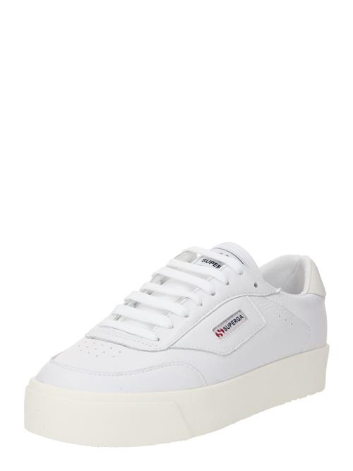 SUPERGA Sneaker low '3854 COURT PLATFORM'  hvid