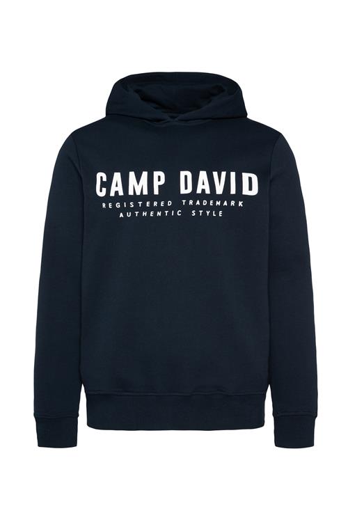 CAMP DAVID Sweatshirt  natblå / hvid