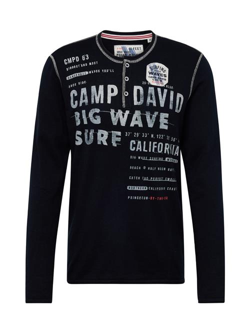 CAMP DAVID Pullover  natblå / hvid