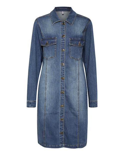 CULTURE Blusekjole 'kora'  blue denim