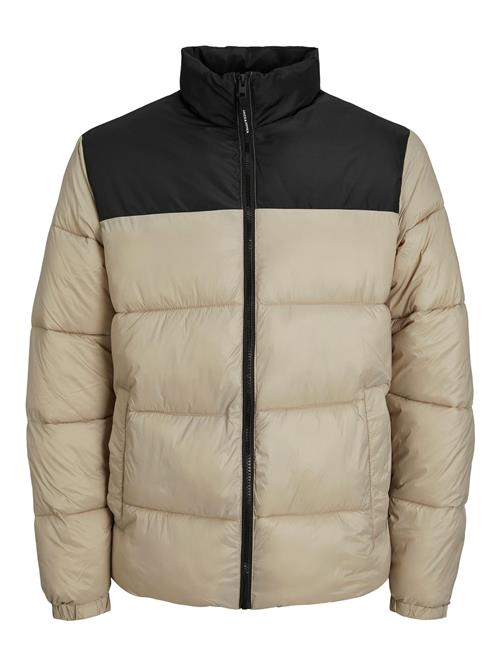 JACK & JONES Overgangsjakke 'JJEToby'  beige / sort