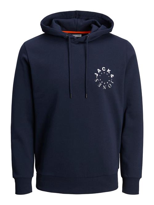 JACK & JONES Sweatshirt 'Warrior'  navy / hvid