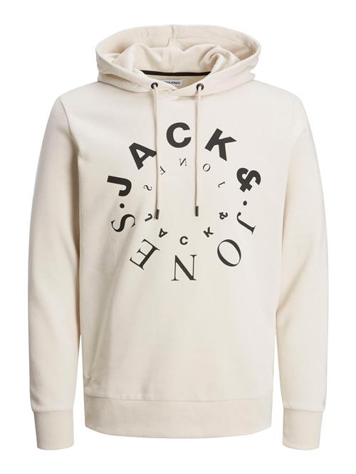 Se JACK & JONES Sweatshirt 'WARRIOR'  beige / sort ved About You