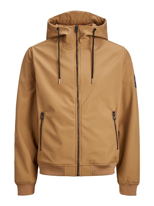 JACK & JONES Overgangsjakke  lysebrun / sort