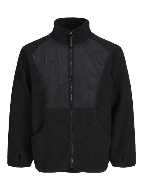 JACK & JONES Fleecejakke  sort