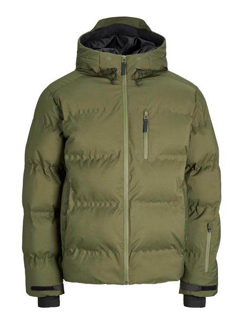 JACK & JONES Vinterjakke 'SWEEP'  oliven / sort