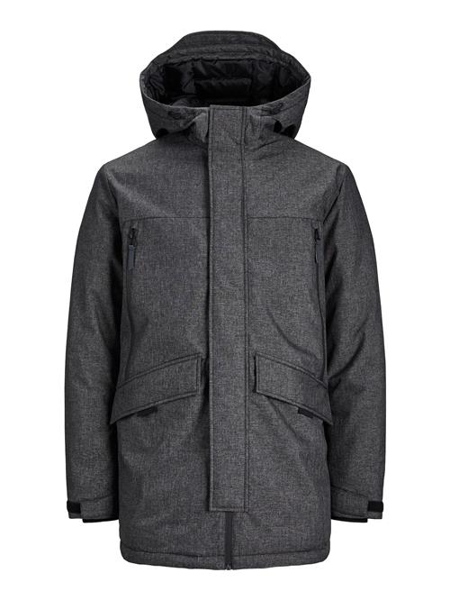 JACK & JONES Vinterparka 'JCOBlack'  sort-meleret