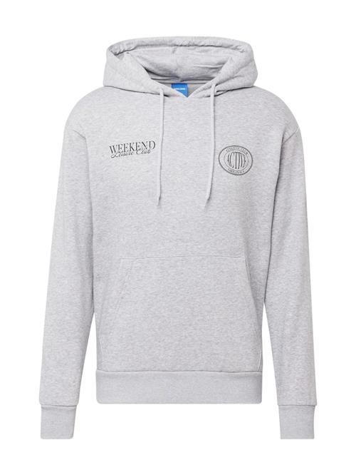 JACK & JONES Sweatshirt 'JORBradley'  lysegrå / sort