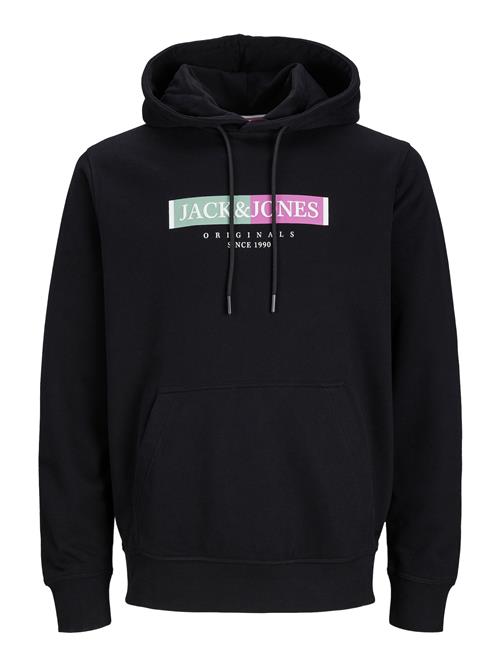 Se JACK & JONES Sweatshirt 'Lafayette'  grøn / pink / sort / hvid ved About You