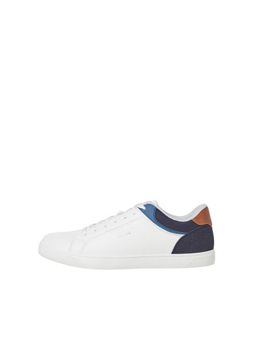 Se JACK & JONES Sneaker low 'Jordan'  navy / blue denim / umbra / hvid ved About You