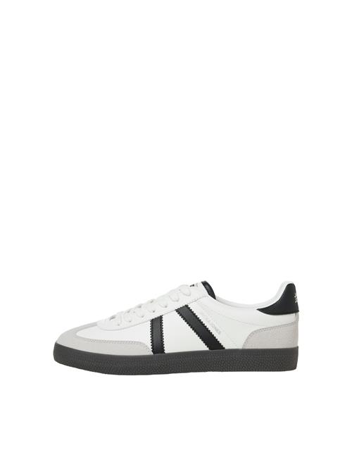 Se JACK & JONES Sneaker low 'MAMBO'  lysegrå / sort / hvid ved About You