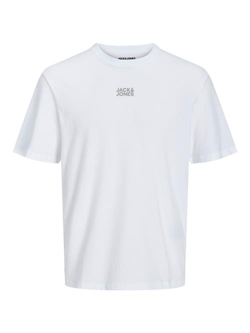 JACK & JONES Bluser & t-shirts  lysegrå / hvid