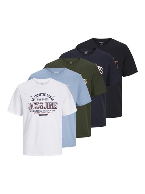 JACK & JONES Bluser & t-shirts  navy / mørkegrøn / sort / hvid