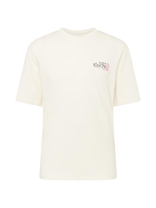 JACK & JONES Bluser & t-shirts 'RECIPE'  creme / blå / orkidee / sort