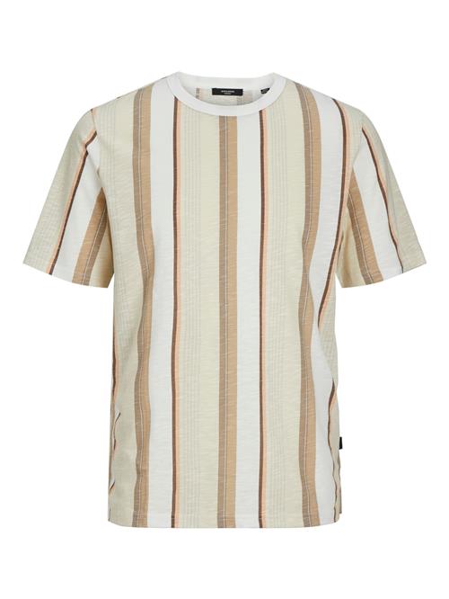 JACK & JONES Bluser & t-shirts 'JJPalma'  beige / brun / lyseorange / hvid