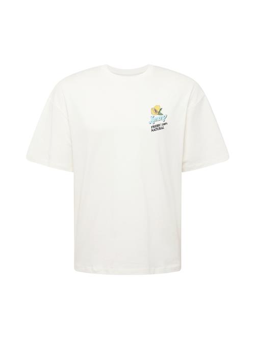 JACK & JONES Bluser & t-shirts 'LEMONS'  citron / mint / sort / offwhite