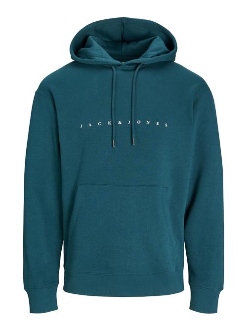 JACK & JONES Sweatshirt 'JJEStar'  petroleum / hvid