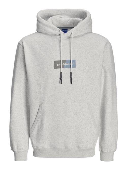 JACK & JONES Sweatshirt 'BRONX'  opal / mørkegrå / hvid-meleret