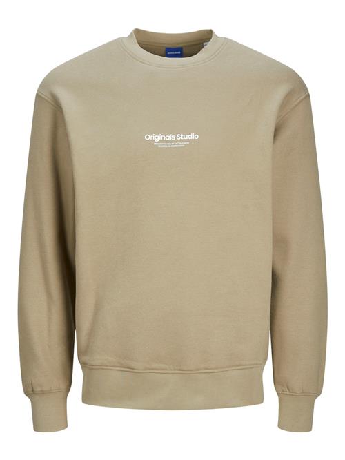 JACK & JONES Sweatshirt 'JJVesterbro'  beige / offwhite