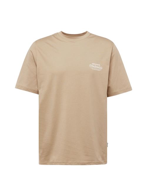 JACK & JONES Bluser & t-shirts 'SEQUOIA'  taupe / orange / sort / hvid