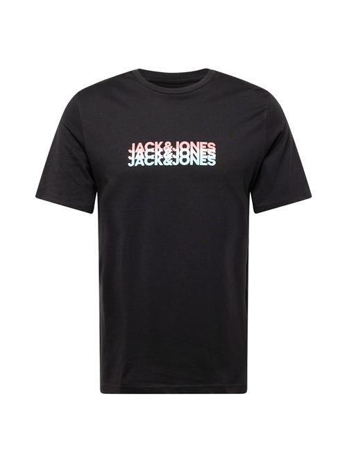 JACK & JONES Bluser & t-shirts 'JJCYBER'  lyseblå / lyserød / sort / hvid