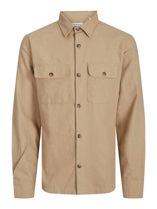 JACK & JONES Skjorte 'JJDARREN'  camel