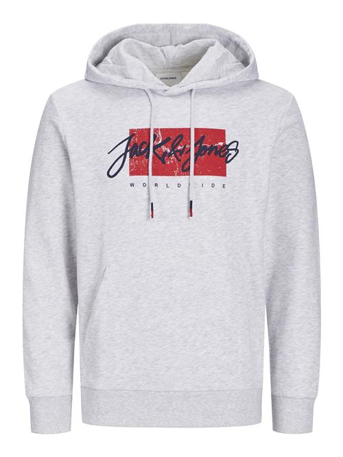 JACK & JONES Sweatshirt 'JJTiley'  navy / grå-meleret / rød